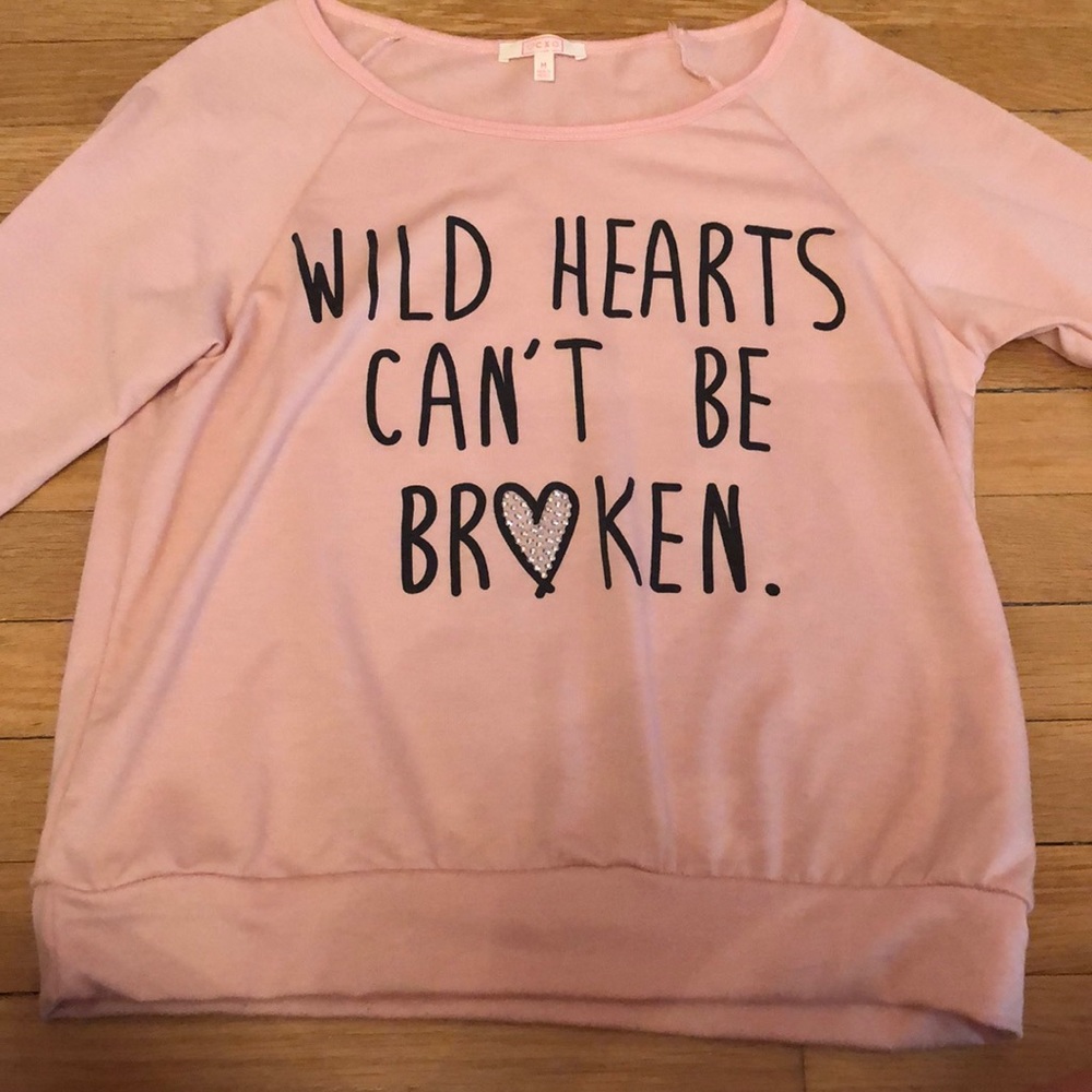 Pink sweatshirt